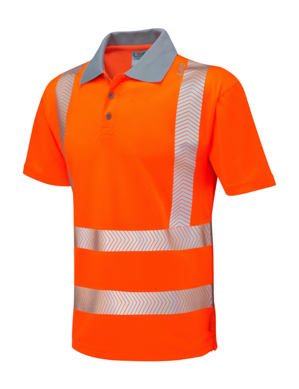 Hi-Viz Orange Short Sleeve Polo Shirt